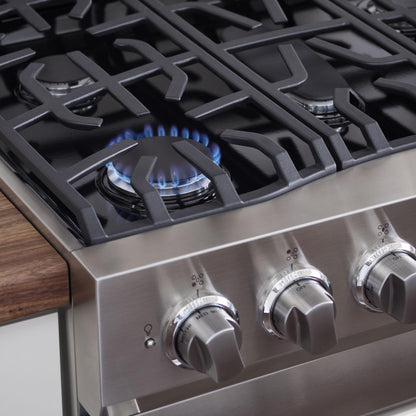 VIKING 30" Self-Cleaning Dual Fuel Range Viking 3 Series Other - RVDR33025BSPLP
