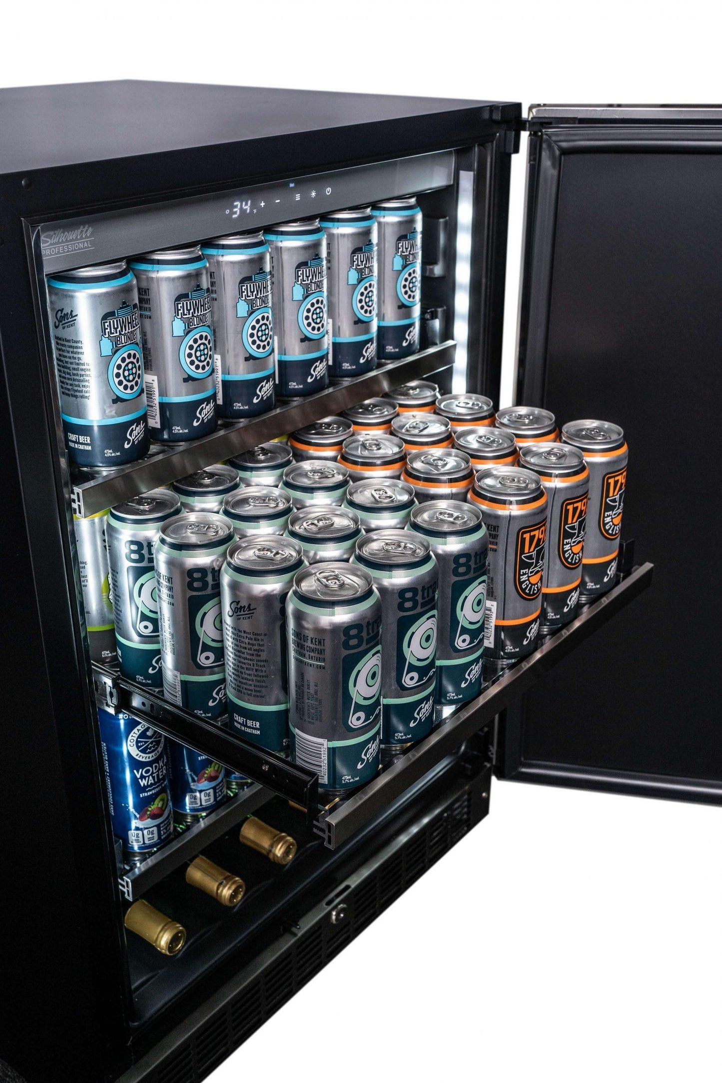 SILHOUETTE Silhouette 5.5 Cu. Ft. Built-in Fridge in Stainless Steel - SPRAR055D1SS