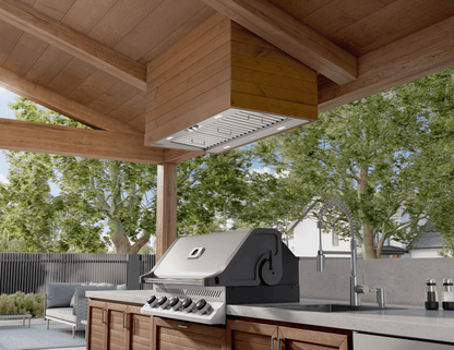 ZEPHYR Spruce Outdoor Insert, 36in, LED, SS in Stainless Steel - AK9834BS