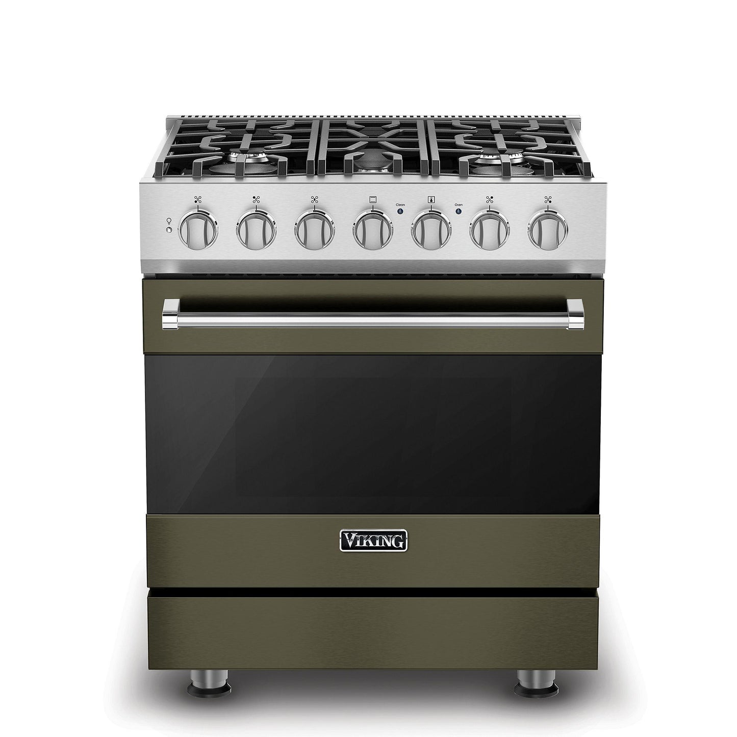 VIKING 30" Self-Cleaning Dual Fuel Range Viking 3 Series Gray - RVDR33025BMA
