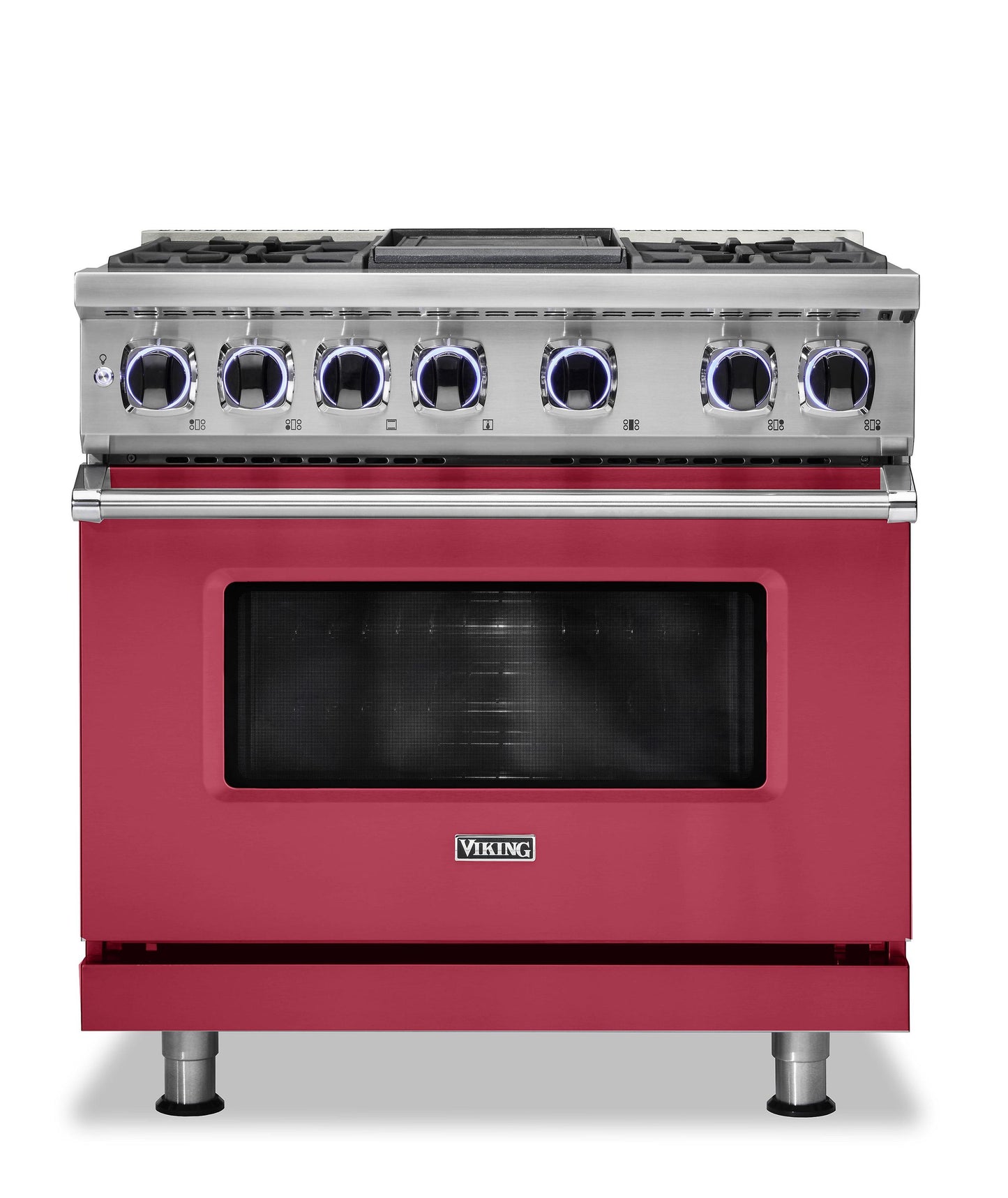 VIKING 36" Dual Fuel Range - VDR7362 Viking 7 Series Red - VDR73624GVALP