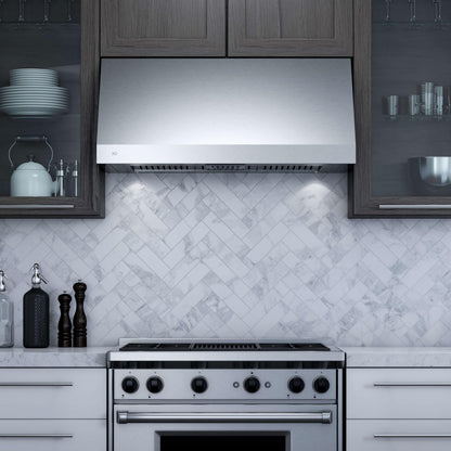 XO APPLIANCE XOT1848SC 48" CCC 600/395 CFM Pro Wall Hood in Stainless Steel - XOT1848SC