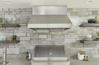 ZEPHYR Cypress Wall Outdoor, 42in, LED, SS, 1200 CFM Stainless - AK7842CS