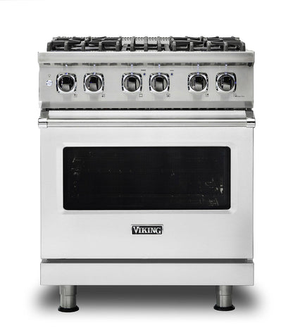VIKING 30" Dual Fuel Range Viking 5 Series in Stainless Steel - VDR5304BSSLP