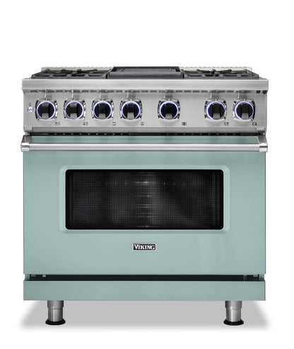 VIKING 36" Dual Fuel Range - VDR7362 Viking 7 Series Other - VDR73624GSPLP