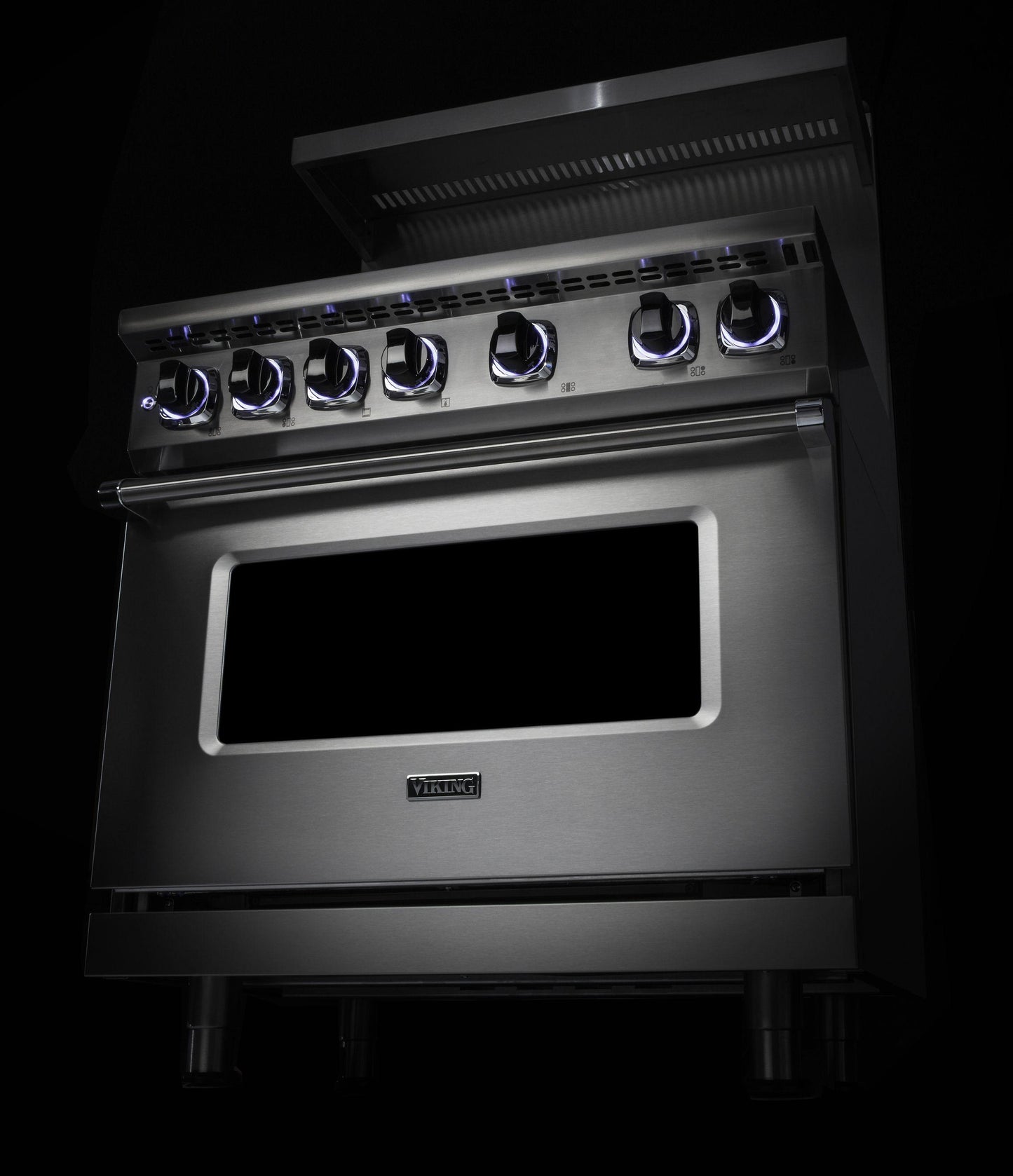 VIKING 36" Dual Fuel Range - VDR7362 Viking 7 Series Black - VDR73626BCS