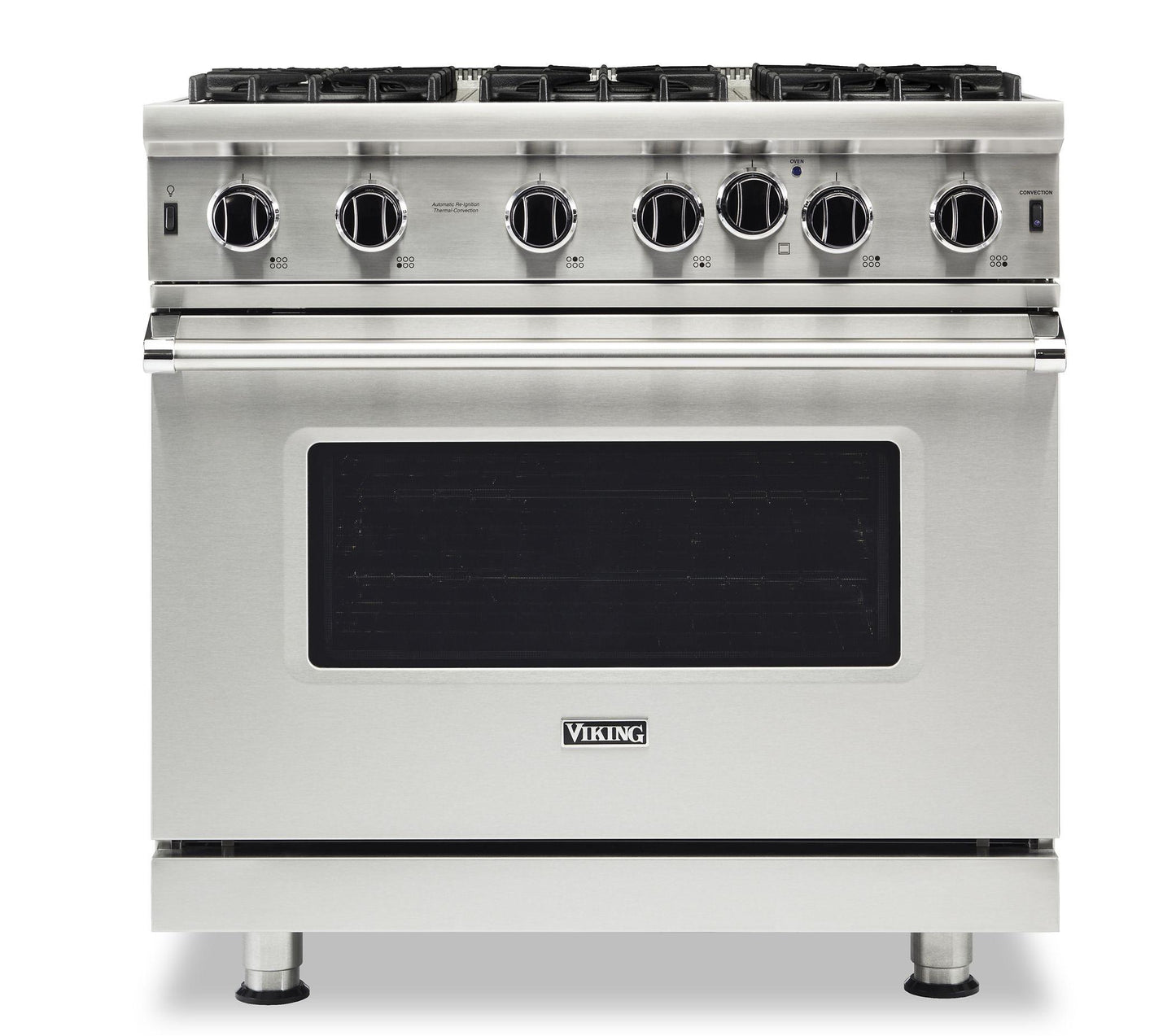VIKING 36" Open Burner Gas Range Viking 5 Series Gold - VGIC53626BGHLP