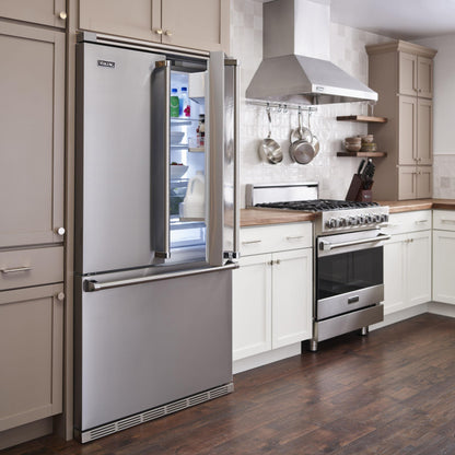 VIKING 30" Self-Cleaning Dual Fuel Range Viking 3 Series Black - RVDR33025BCS