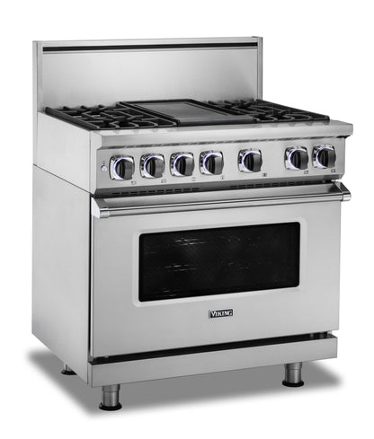 VIKING 36" Dual Fuel Range - VDR7362 Viking 7 Series Bronze - VDR73626BAN
