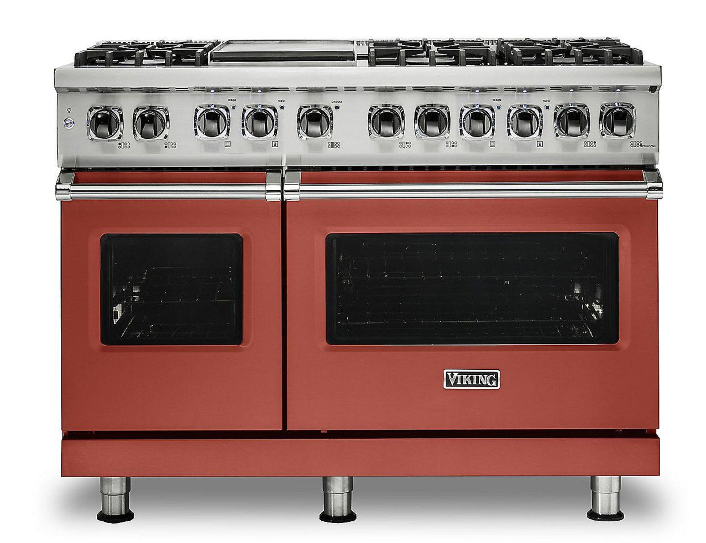 Klein Tools VIKING 48" Dual Fuel Range - Viking 5 Series Red - VDR5486GSC