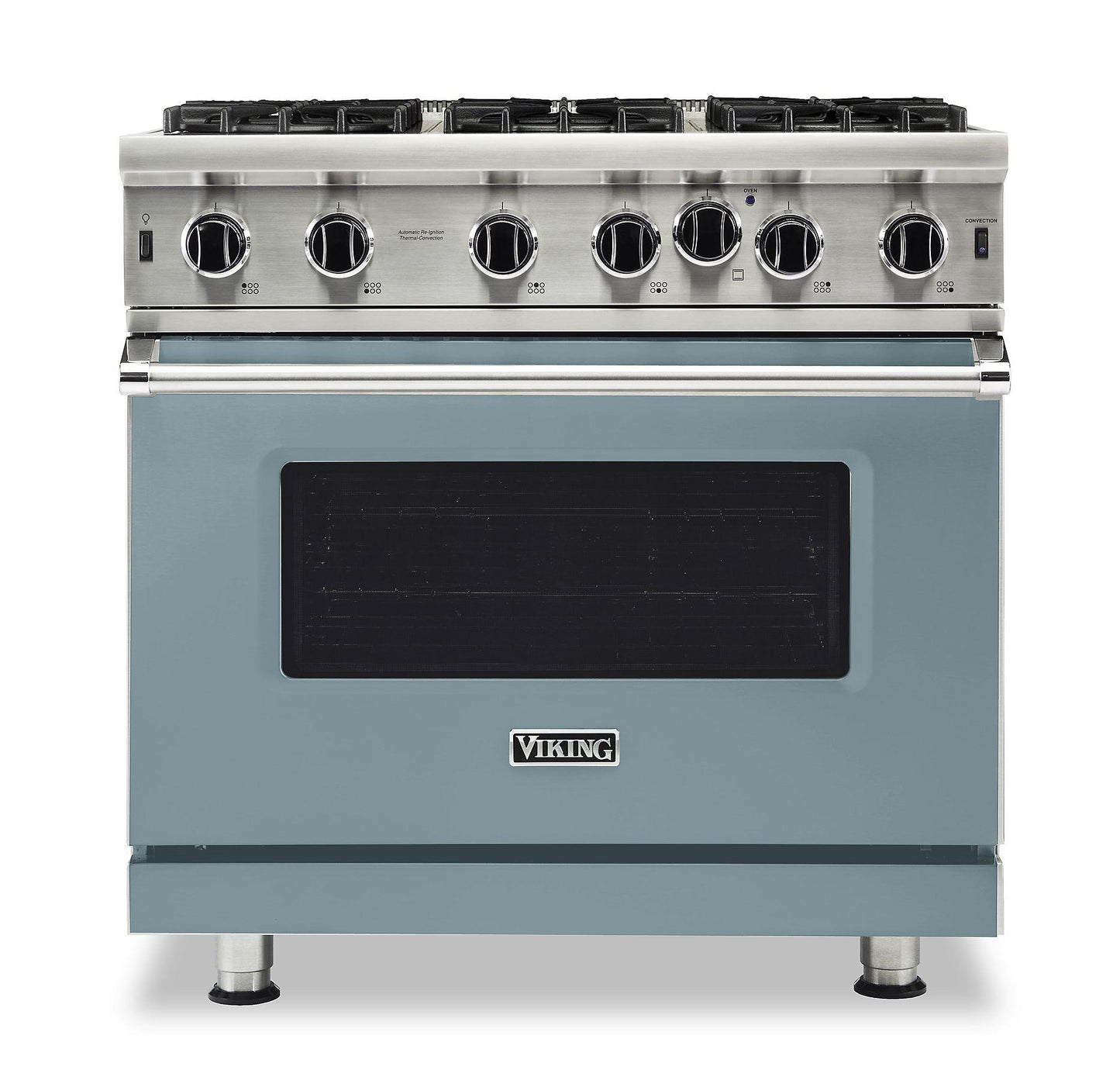 VIKING 36" Open Burner Gas Range Viking 5 Series Blue - VGIC53626BNSLP