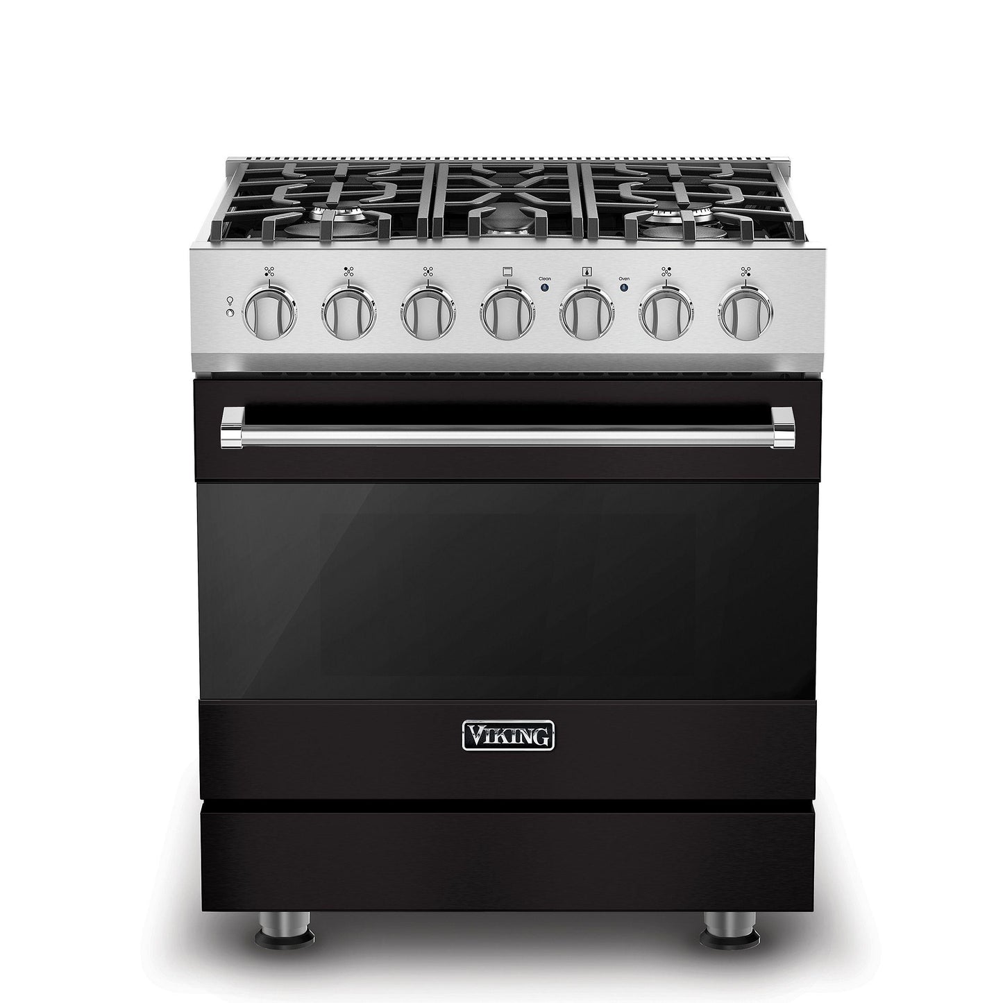 VIKING 30" Self-Cleaning Dual Fuel Range Viking 3 Series Black - RVDR33025BONLP
