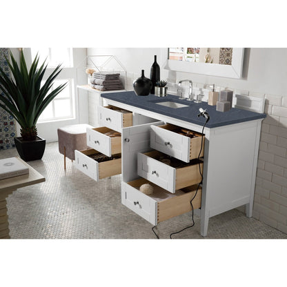 James Martin Vanities Palisades 60" Single Vanity - 527-V60S-BW-3AF