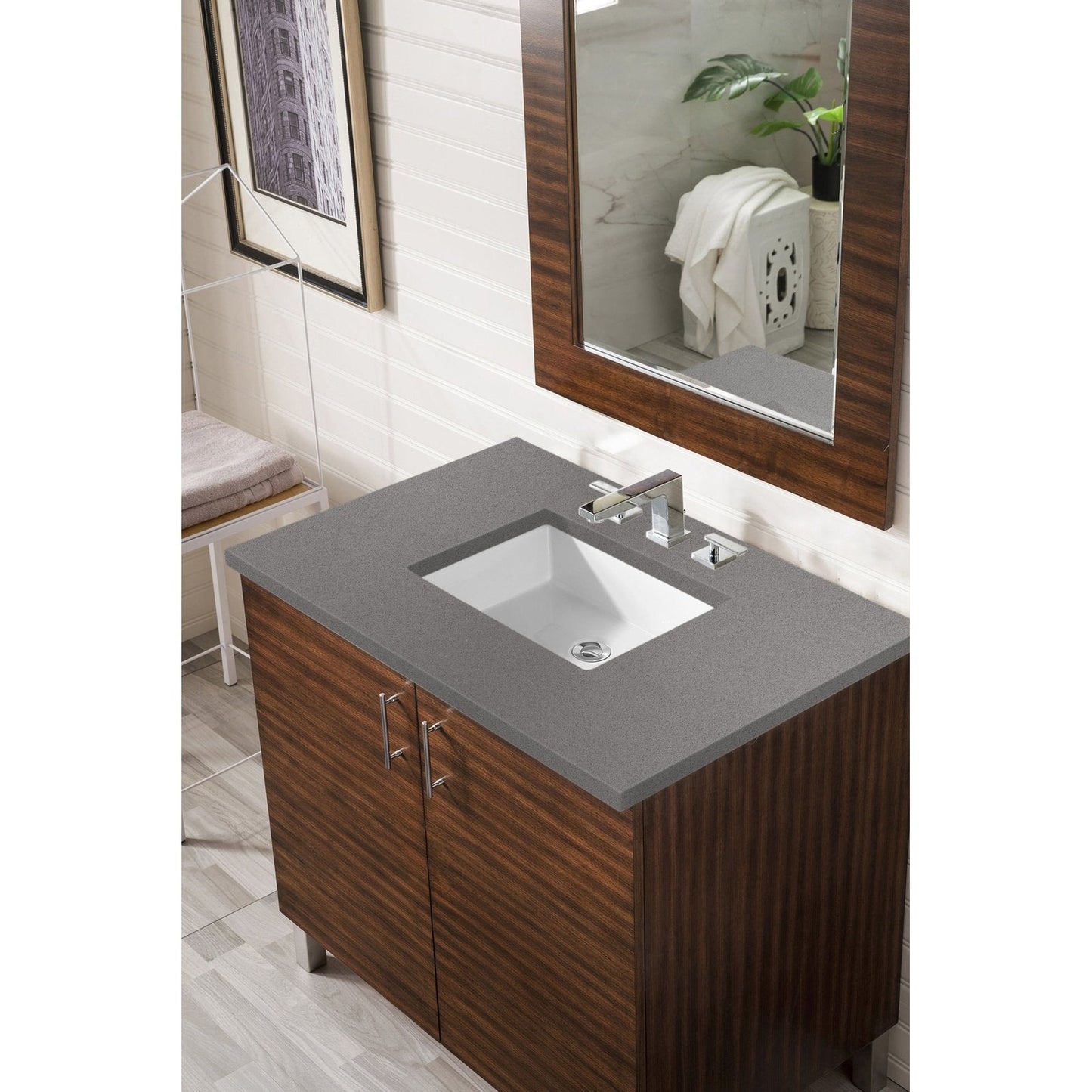 James Martin Vanities Metropolitan 36" Single Vanity - 850-V36-AWT-3AF
