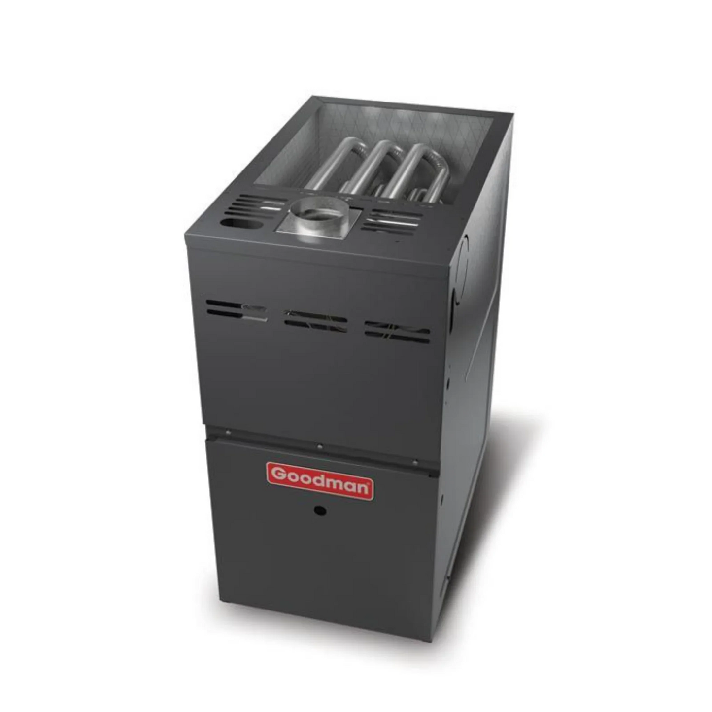 Goodman - 2.5 Ton/60,000 BTU 80% AFUE Gas Furnace and Air Conditioner System - Horizontal - 14 SEER2 - R32 - GLXS3BN3010 / CHPTA3026B3 / GMVC800604BN
