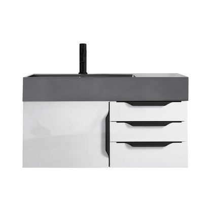 James Martin Vanities Mercer Island 36" Single Vanity - 389-V36-AGR-G-DGG
