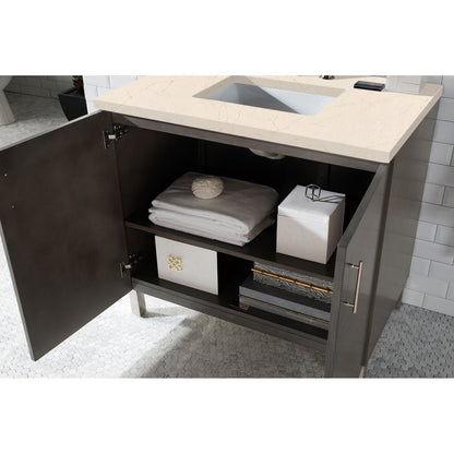 James Martin Vanities Metropolitan 36" Single Vanity - 850-V36-AWT-3AF