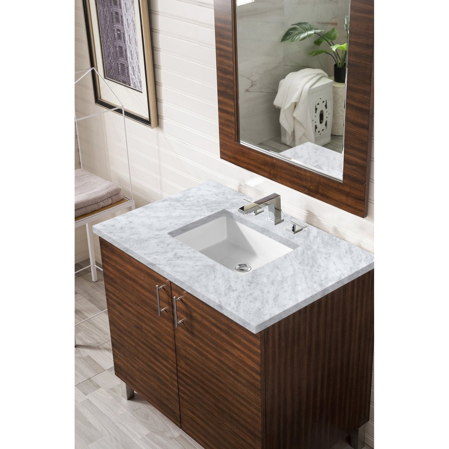 James Martin Vanities Metropolitan 36" Single Vanity - 850-V36-AWT-3AF
