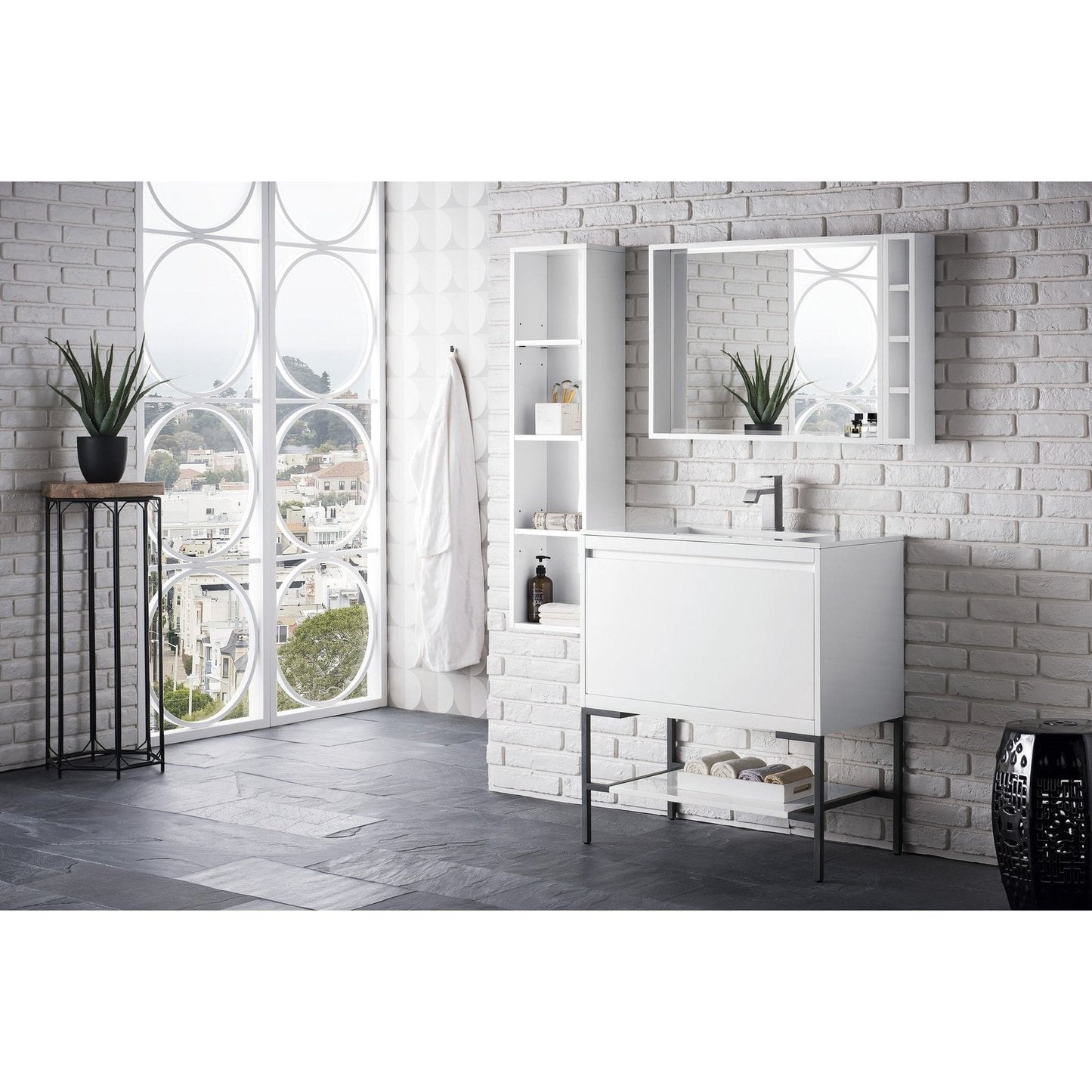 James Martin Vanities Milan 31.5" Single Vanity Cabinet - 801V31.5GWRGDCHB