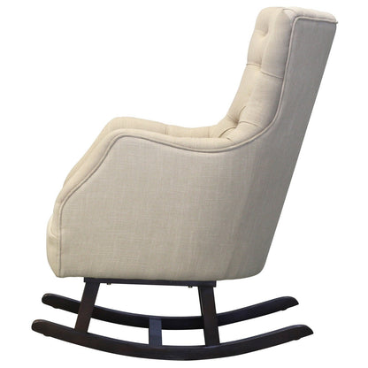 New Pacific Direct Abigail Fabric Tufted Rocking Chair  - 3900023