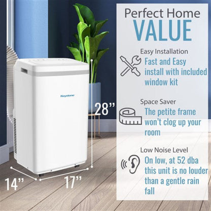 Keystone - 10000 BTU Portable Air Conditioner  -  KSTAP10MFC