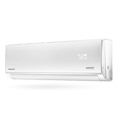 Pioneer Diamante Pro 9,000 BTU 19 SEER2 115V High-Wall Ductless Energy-Star Mini-Split Air Conditioner Inverter Heat Pump with 16 Ft. Kit - WYT009ALSI20RL