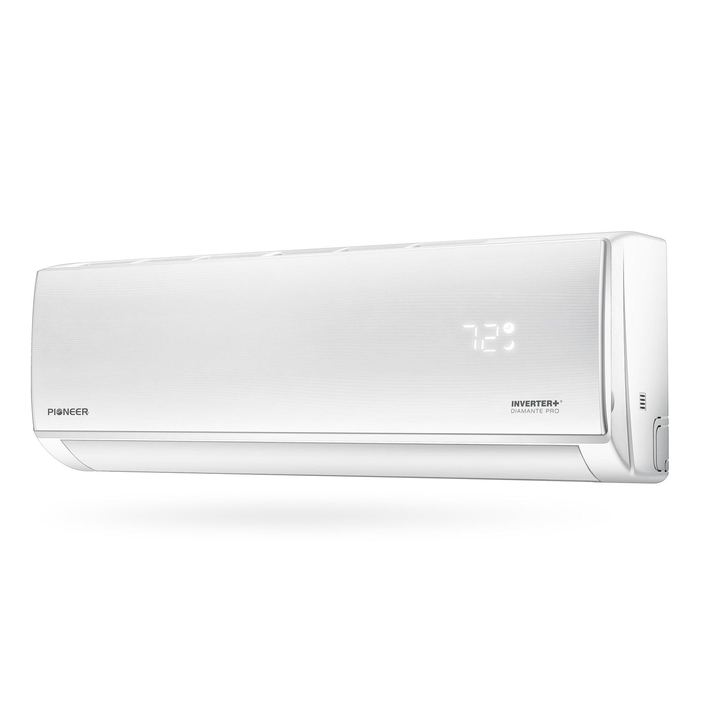Pioneer Diamante Pro 9,000 BTU 20 SEER2 230V High-Wall Ductless Energy-Star Mini-Split Air Conditioner Inverter Heat Pump with 16 Ft. Kit - WYT009GLSI20RL