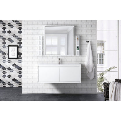 James Martin Vanities Milan 47.3" Single Vanity Cabinet - 801V47.3GWRGDCHB