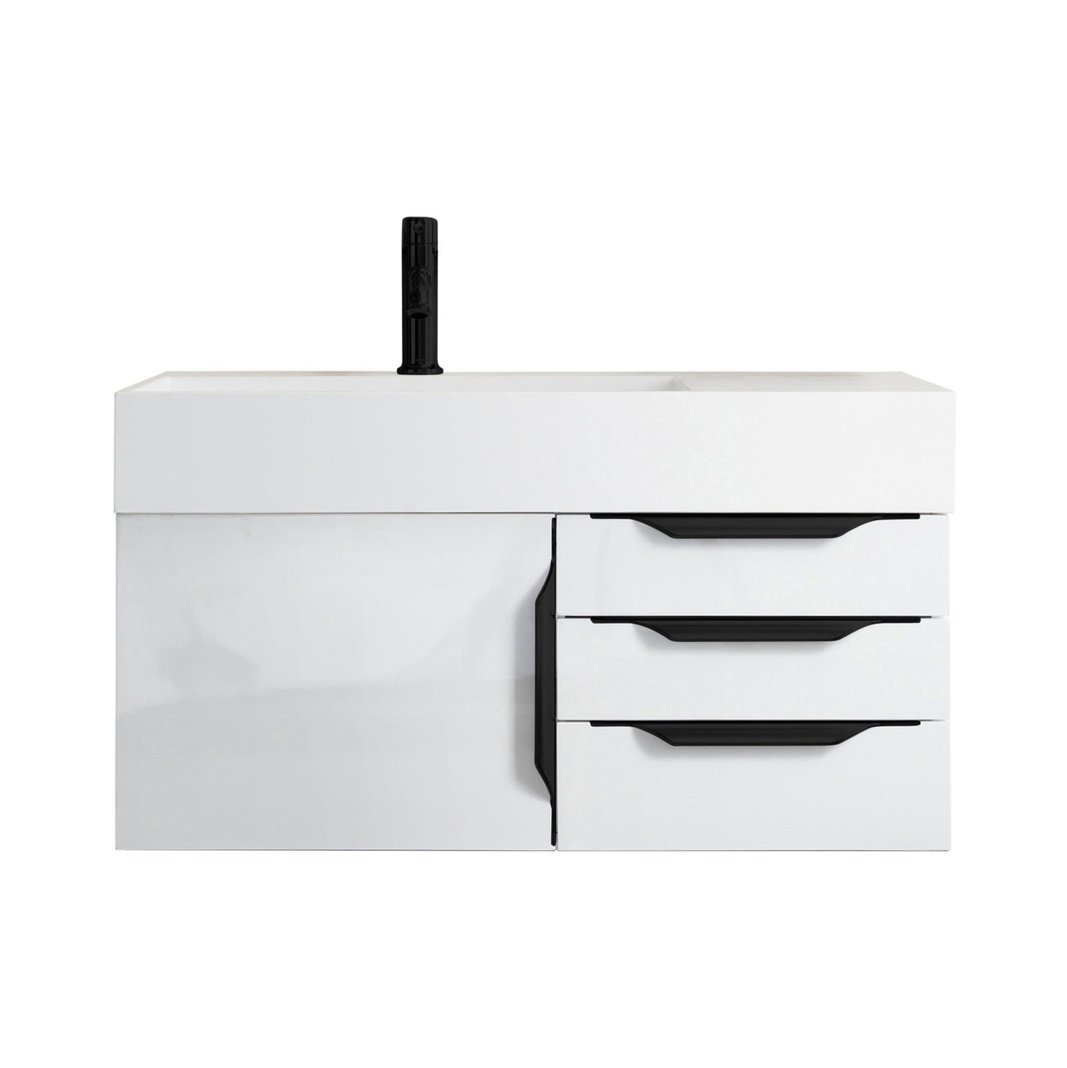 James Martin Vanities Mercer Island 36" Single Vanity - 389-V36-AGR-G-DGG