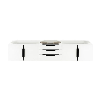 James Martin Vanities Mercer Island 72" Double Vanity - 389-V72D-AGR-G-DGG