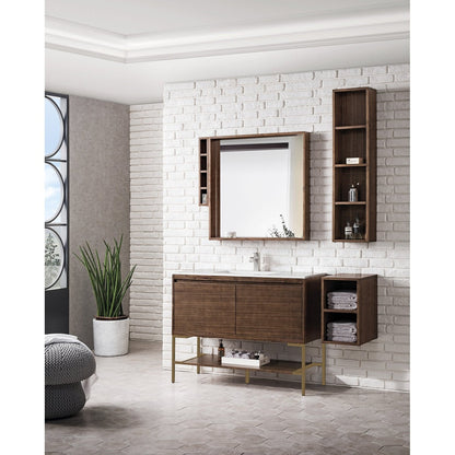 James Martin Vanities Milan 47.3" Single Vanity Cabinet - 801V47.3GWRGDCHB