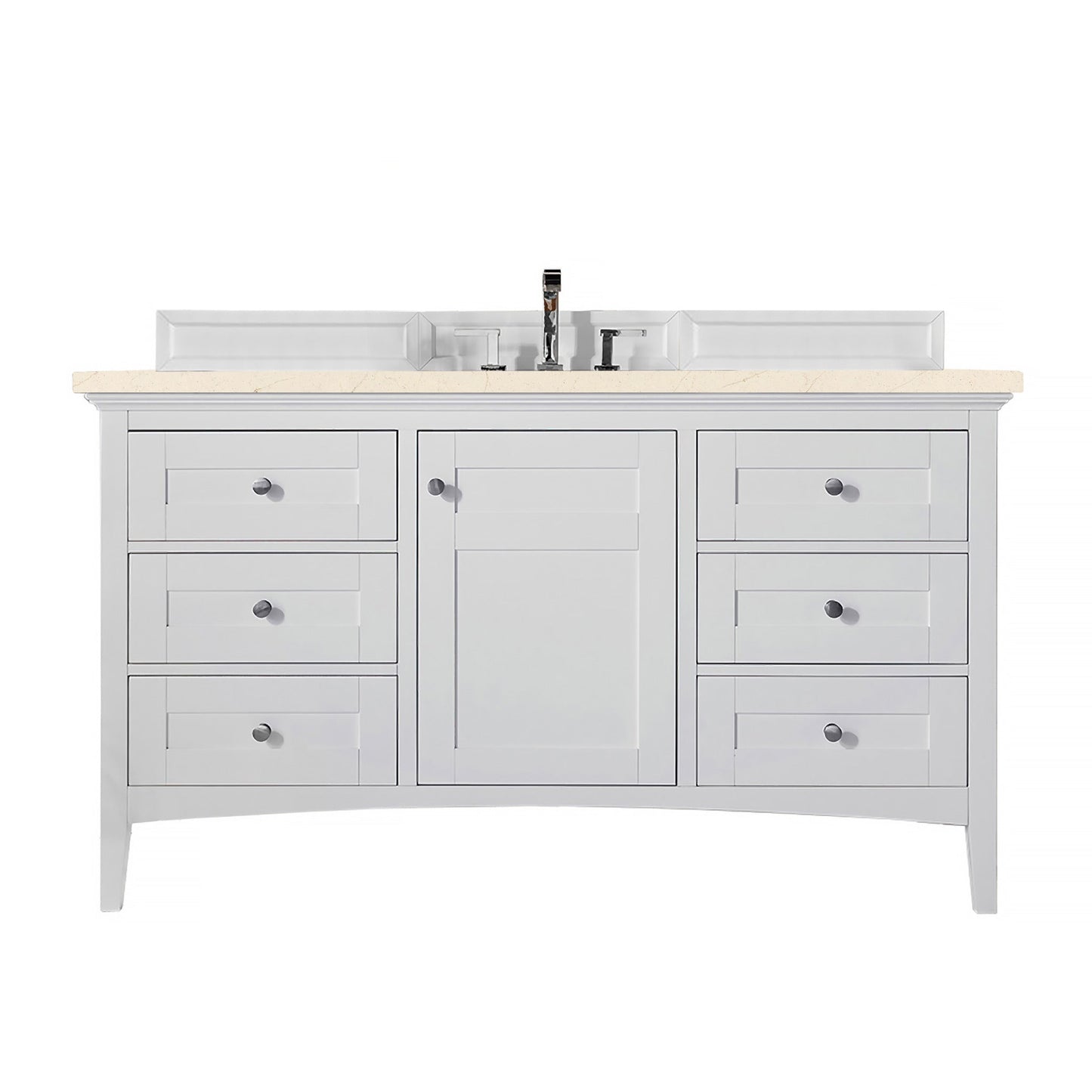 James Martin Vanities Palisades 60" Single Vanity - 527-V60S-BW-3AF