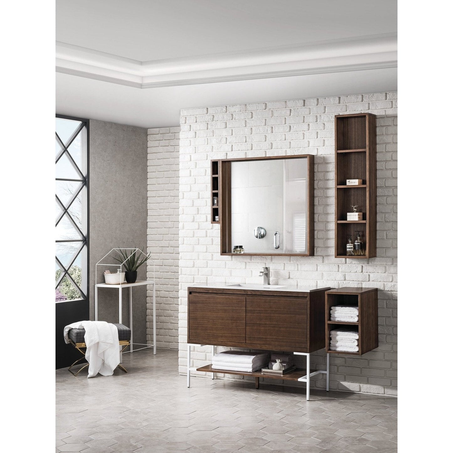 James Martin Vanities Milan 47.3" Single Vanity Cabinet - 801V47.3GWRGDCHB