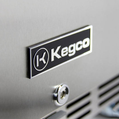 Kegco 24" Wide All Stainless Steel Commercial Built-In Kegerator - Cabinet Only - HK-38-SS