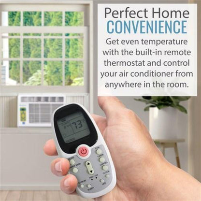 Keystone 8,000 BTU Window-Mounted Air Conditioner with Follow Me LCD Remote Control | - KSTAW08BE
