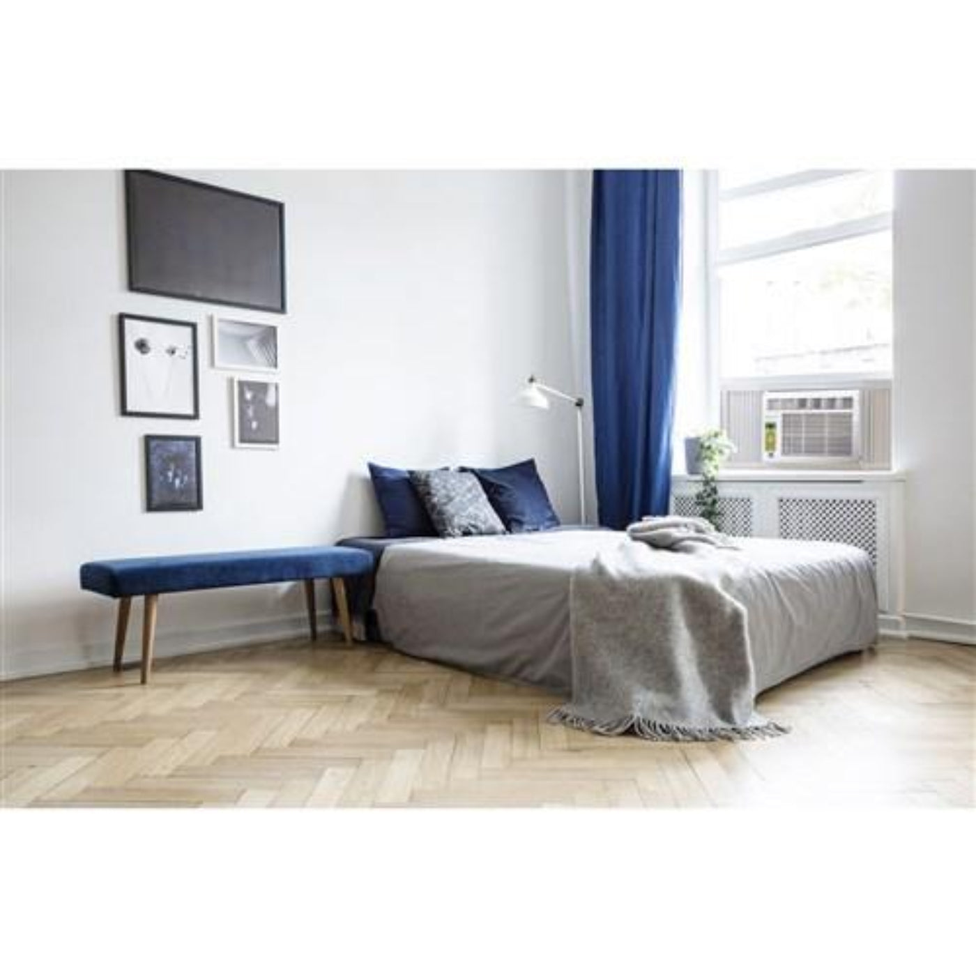 Keystone 8,000 BTU Window-Mounted Air Conditioner with Follow Me LCD Remote Control | - KSTAW08BE