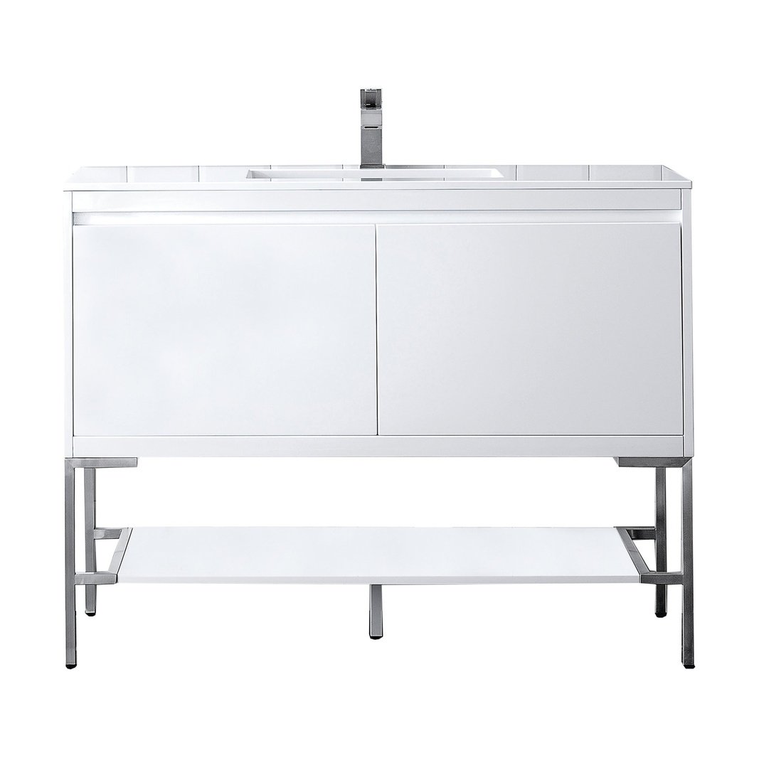 James Martin Vanities Milan 47.3" Single Vanity Cabinet - 801V47.3GWRGDCHB