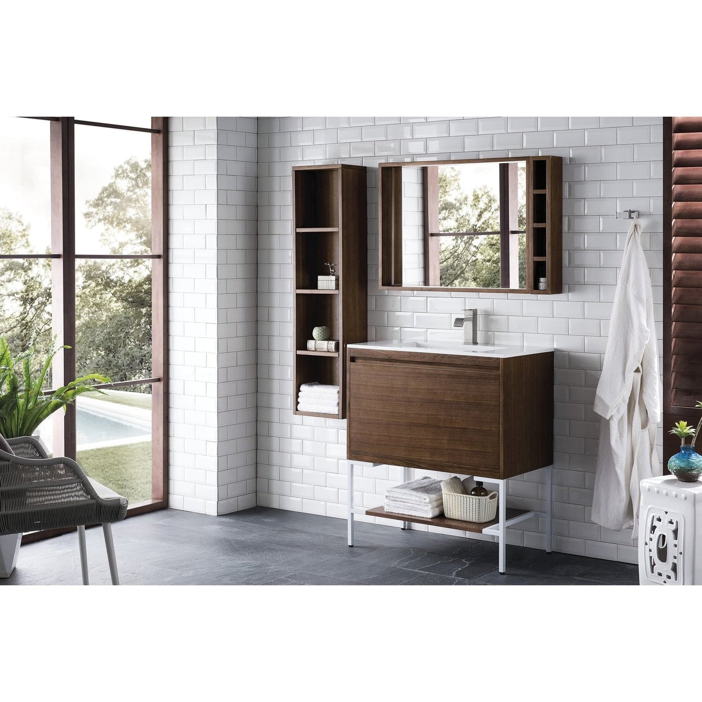 James Martin Vanities Milan 31.5" Single Vanity Cabinet - 801V31.5GWRGDCHB