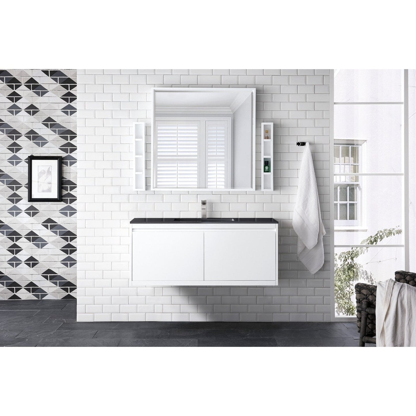 James Martin Vanities Milan 47.3" Single Vanity Cabinet - 801V47.3GWRGDCHB