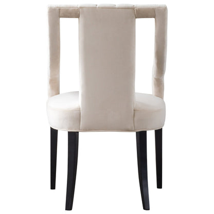 New Pacific Direct Viola Velvet Fabric Klismos Chair 9900033-332