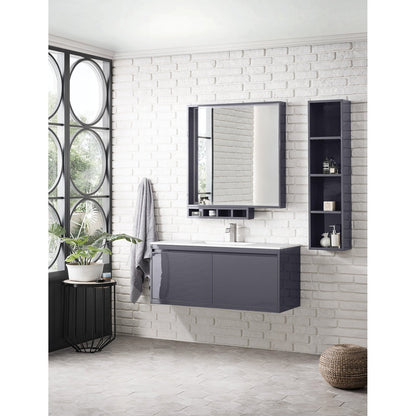 James Martin Vanities Milan 47.3" Single Vanity Cabinet - 801V47.3GWRGDCHB