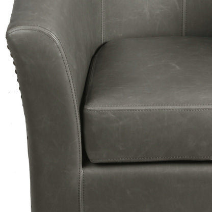 New Pacific Direct Ernest Bonded Leather Swivel Chair  - 1900046-V04