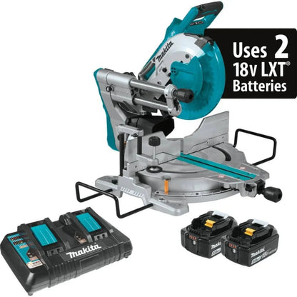 Makita 18V x2 LXT Lithium-Ion (36V) Brushless Cordless 10" Dual-Bevel Sliding Compound Miter Saw with Laser Kit  - XSL06PT