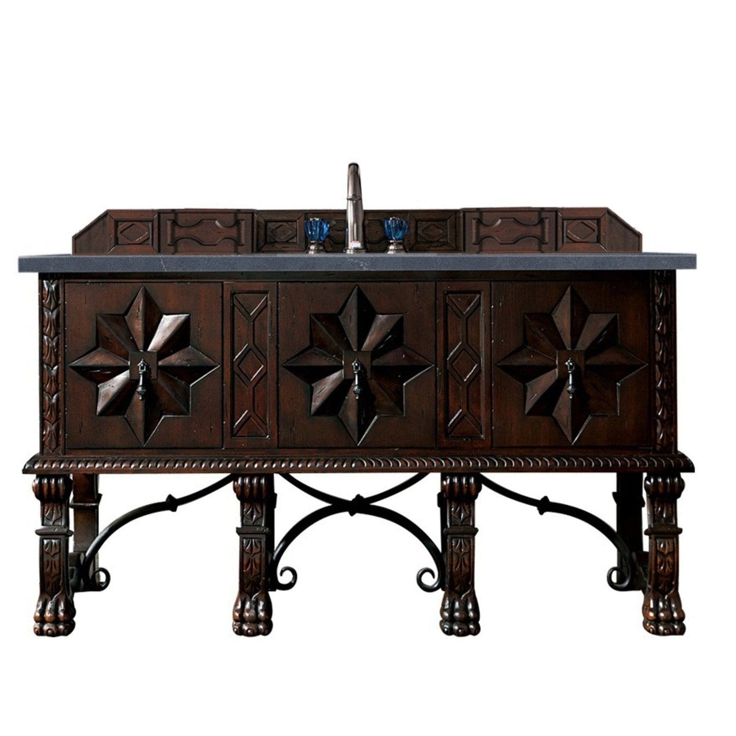 James Martin Vanities Balmoral 60" Single Vanity Cabinet - 150-V60S-ANW-3AF
