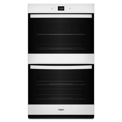 WHIRLPOOL 8.6 Total Cu. Ft. Double Wall Oven with Air Fry When Connected White - WOED5027LW