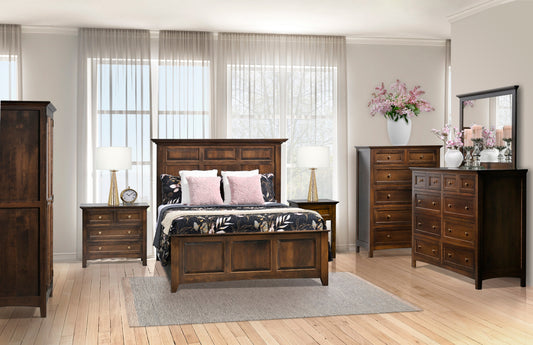QW Amish Millcraft Albany High Chest of Drawers - MBA40CH