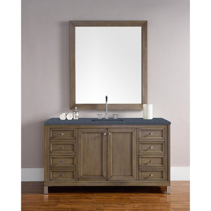 James Martin Vanities Chicago 60" Single Vanity - 305-V60S-WWW-3AF