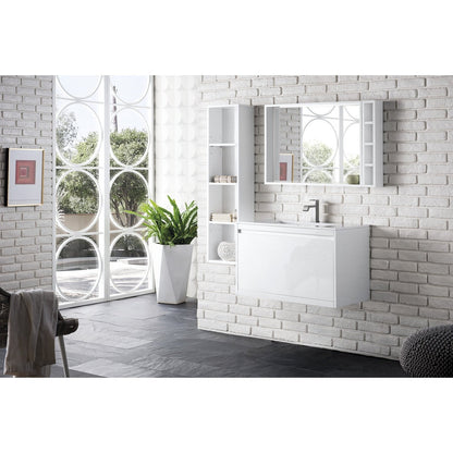 James Martin Vanities Milan 31.5" Single Vanity Cabinet - 801V31.5GWRGDCHB