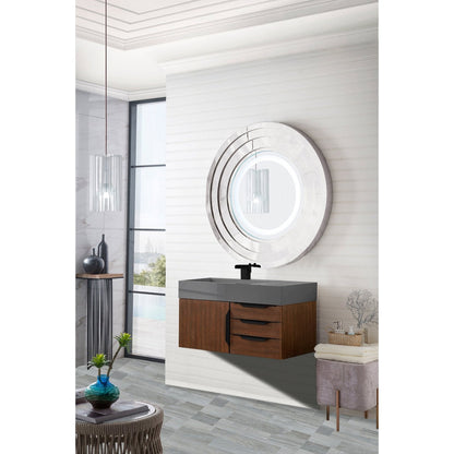 James Martin Vanities Mercer Island 36" Single Vanity - 389-V36-AGR-G-DGG