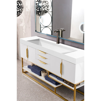 James Martin Vanities Columbia 72" Single Vanity - 388-V72S-AGR-MB-DGG